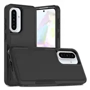 ZUSLAB Galaxy A36 Case Rugged Defender Protective Heavy Duty Shockproof Dustproof Cover for Samsung (2025) - Black