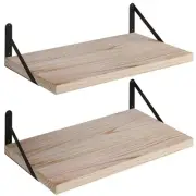Floating Shelves Wall Bookshelf for Bedroom Bathroom 24 Inch Rustic Torched