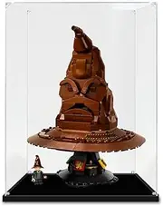 Acrylic Display Case for Lego 76429 Harry Potter Talking Sorting Hat Figure Storage Box Dust Proof Glue Free