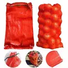 Mesh Bag for Harvesting Drawstring Mesh Bag Mesh Onion Produce Bags Storage Set