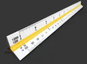 Plastic Triangular Metric Scale Ruler from 1:50 up to 1:2500 Multicolour 300mm