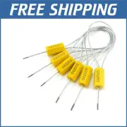 Self-Locking Yellow Cable Security Seals - 500 Pcs Pack for Shipment Security