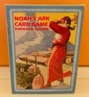 NOAH'S ARK CARD GAME SHACKMAN ORIGINAL ANIMAL ILLUSTRATIONS CIRCA 1890