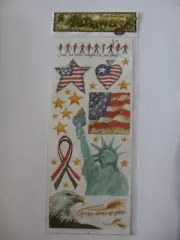 Provo Craft Vellum Stickers THE AMERICAN PATHWAY Michelle Anderson 1 Sheet NIP