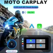 6.25" Touch Screen Navigator Wireless CarPlay Android Auto TPMS For Motorcycles