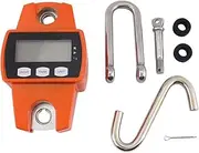 Sluffs Weighting Scale, Portable LCD Digital Electronic Mini Hanging Weighting Scale 300kg with Hook, Heavy Duty Industrial LED Full Screen Hanging Hook Scales