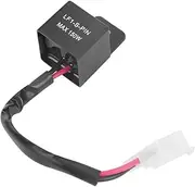ANKROYU 12V 150W 2Pin Blinker Relay, LED Flasher Blinker Relay with Cable, Motorcycle Flasher Relay, LED Flasher Relay for Motorcycle Turn Signales Indicator