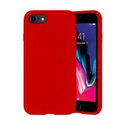 iPhone SE (2020) Compatible Case Cover With Silicone - Red