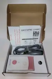 Secure Caregiver Wireless Fall Alarm Pager Alert W/Universal Nurse Call Button