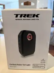 Trek CarBack Radar Rear Bike Tail Light Brand New RRP $300 Special Express Post