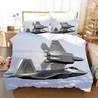 F-22 Fighter Duvet/quilt/doona Cover Double Queen/king Bedding Set