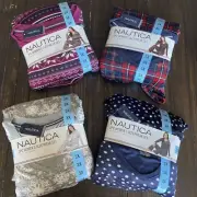 Nautica Plus Size Pajama Sleepwear Set 3 X Womens 2 Piece FleeceVariety NEW