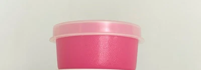 Tupperware Smidgets Container Set Mayo, Dressings, Crafts ~ PINK Rare! New