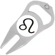 Leo Zodiac Golf Ball Marker Divot Repair Tool Bottle Opener