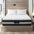 Egg Shaped Foam Mattress 7 Zone Pocket Spring Dust Mite Resistant King Size Bed