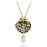 SWAROVSKI CRYSTAL IDYLLIA SHELL PENDANT PEARL/GOLD 5683968.NEW IN BOX