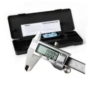 All-Metal Digital Caliper 0-Measuring Tool, Micrometer 6" Stainless Steel