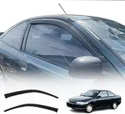 OAD4X4 Weathershields Compatible with Mitsubishi Lancer CE 2 Doors 1996-2003 Coupe, Weather Shields Window Visors Wind Deflectors Sun Rain Guard 2PCS Set