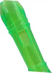 ERINGOGO Transparent Soprano Recorder Flute Green Abs Music Instrument for Beginners Play Accurate Tones for Hand Flexibility Training