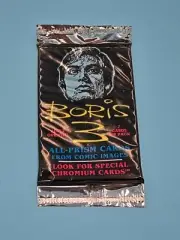 Boris 3 card pack - 1993 Comic Images - 7 Prism cards - Sealed - Boris Vallejo