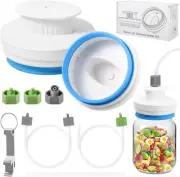 Upgrade Canning Sealer Kit for Mason Jars - Jar Set with Hoses White