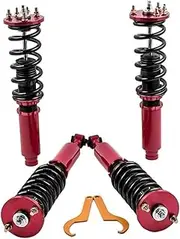 4pcs Coilover Kits, Compatible With Honda Accord 03-07, Compatible With Acura 04-08 Coilovers Suspension Shock Absorber Strut