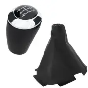 Gear Knob Chrome 5-Gang+Schaltmanschette for Mazda 6 II Gh 2007-2012 (for: Mazda)