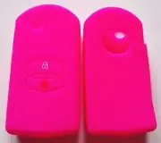 PINK SILICONE CAR FLIP KEY COVER FOR MAZDA 2 BUTTON 3 2 6 MPS SP23 CX7 CX9