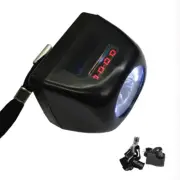 1W 4500LM Miner Lamp Digital Light LED Display Helmet Cap Cordless Minermate