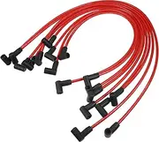 ACROPIX Car Spark Plug Coil Wires Ignition Coil Harness Cable 8mm Fit for Chevrolet SBC BBC Engines - Pack of 9