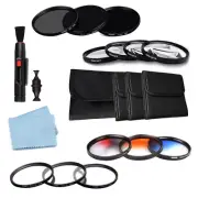 Star+4+6+8 Filter+ Neutral Density Filter+Gradual Color +Close Up Filter Kit