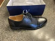 *NEW IN BOX* Gino Vitale Size 13 Men's Black Dress Shoes