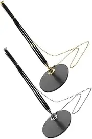 TEHAUX Signature Gel Pen Counter Pen Holder for Lanyard Metal Stand Chain a Chain Adhesive Clip for Clipboard