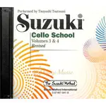 【凱翊︱AF】鈴木大提琴CD VOL.3&4 SUZUKI CELLO SCHOOL CD VOL. 3&4