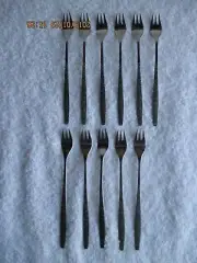 11 Rogers/Oneida 1881 Stainless Cocktail Forks Flatware Silverware New