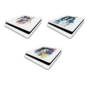 OFFICIAL PIXIE COLD ART MIX VINYL STICKER SKIN DECAL FOR SONY PS4 SLIM CONSOLE
