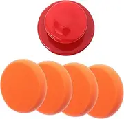 1Set Car Polishing Sponge Pad with Handle Washable Buffing Pads for Efficient Car Detailing Durable and Bendable Polishing Tools for Vehicle Care