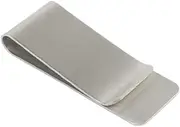 [Generic] Stainless Steel Money Clip Credit Card Holder Thin Card Holder Money Wallet Silver Color