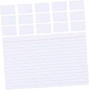 Operitacx 200Pcs Lined Index Study Cards Blank Notepads for School Office and College Supplies Smooth Writing Lightweight Portable Notepaper for Note Taking and Revision