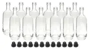 Home Brew Ohio Moonea Liquor Bottles and Corks Set of 12