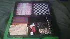 Travel Boardgames Chess/Checkers/Bat Gammon/Cribbage/Dominoes Case
