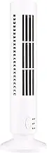 Portable Tower Fan, USB Rechargeable Bladeless Fan, Desk Fan for Bedroom/Office/Home, Quiet Breeze Fan