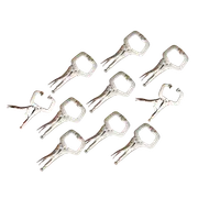 10pc Heavy Duty Steel C-Clamps 6" Mig Welding Locking Plier Vice Grip