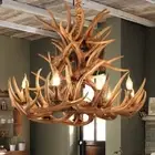 Chandelier Lamp Modern LED Antler Vintage Lights Novelty Living Room Home Decor