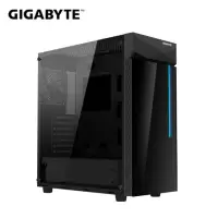 在飛比找momo購物網優惠-【GIGABYTE 技嘉】C200 GLASS 直立式機殼