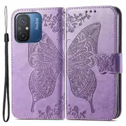 Shockproof Phone Case For Xiaomi Redmi 12c 4g / Redmi 11a 4g Imprinted Pu Leather Wallet Stand Phone Cover
