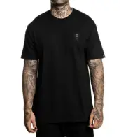 Sullen Clothing Men's Standard Issue Short Sleeve Tee, Black/Grey