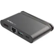 Startech Usb-C (T/Bolt3) Multiport Adapter, 4K, Hdmi, Usb, Rj45, Single Display, 92W, 3Yr