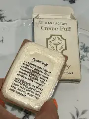 VINTAGE MAX FACTOR HOLLYWOOD REGENCY CREME PUFF REFILL BRONZE COMPACT POWDER