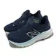 New Balance 童鞋 Fresh Foam X 860 V13 寬楦 中童 藍 白 緩衝 魔鬼氈 運動鞋 NB PA860N13-W